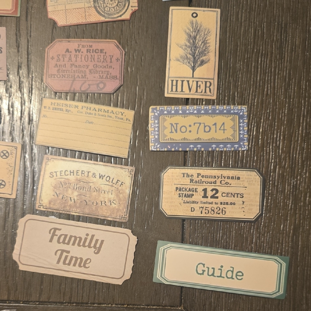 70 Vintage-Inspired Decorative Stickers